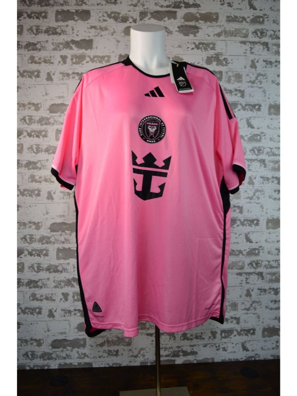 Inter Miami CF Adidas Authentic Pink Jersey XXL Aeroready Soccer Shirt 2XL